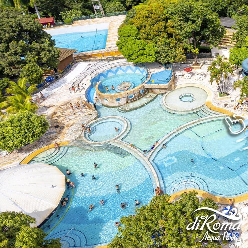 Hotel Spazzio Diroma Cafe Da Manha E Acesso Ao Acqua Park กัลดัสโนวัส ภายนอก รูปภาพ