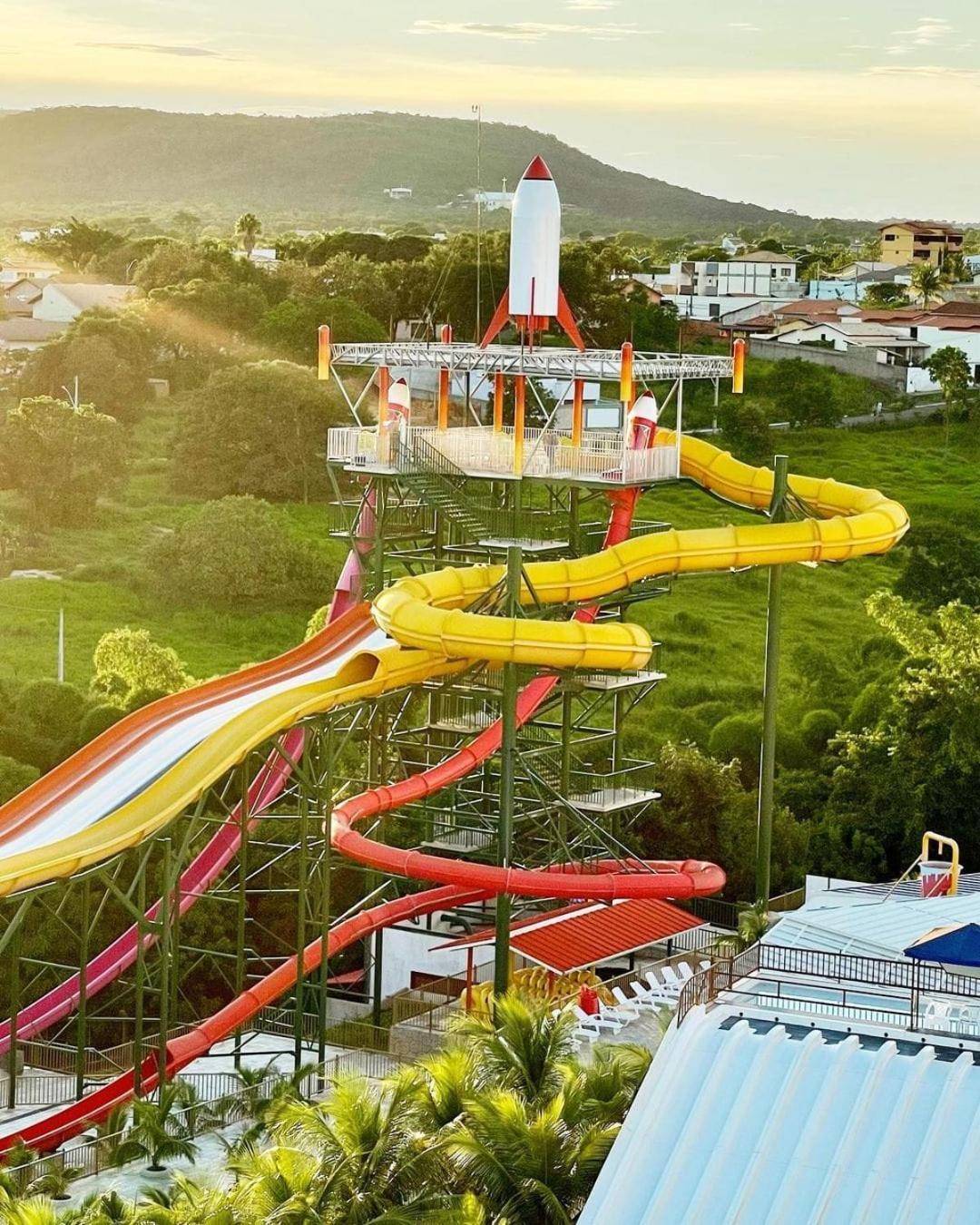 Hotel Spazzio Diroma Cafe Da Manha E Acesso Ao Acqua Park กัลดัสโนวัส ภายนอก รูปภาพ
