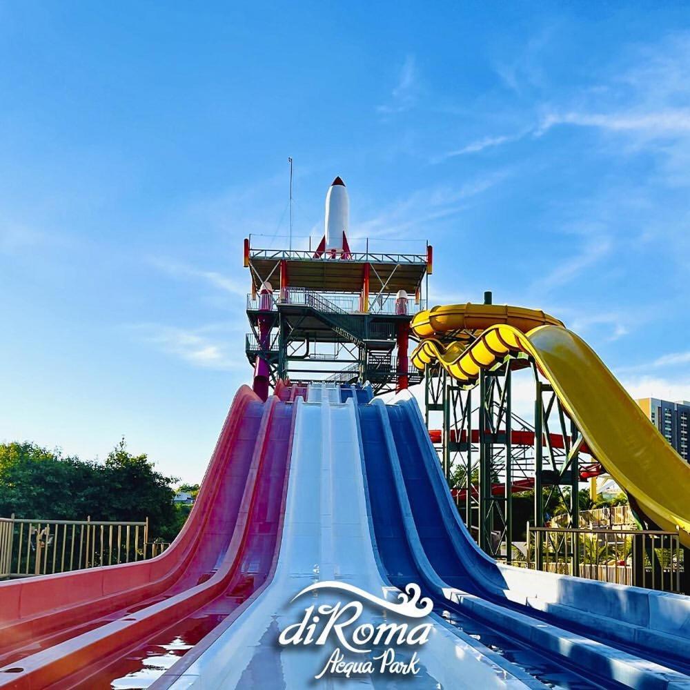 Hotel Spazzio Diroma Cafe Da Manha E Acesso Ao Acqua Park กัลดัสโนวัส ภายนอก รูปภาพ