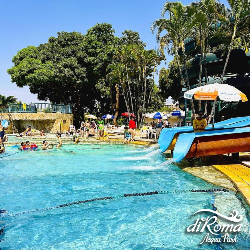 Hotel Spazzio Diroma Cafe Da Manha E Acesso Ao Acqua Park กัลดัสโนวัส ภายนอก รูปภาพ