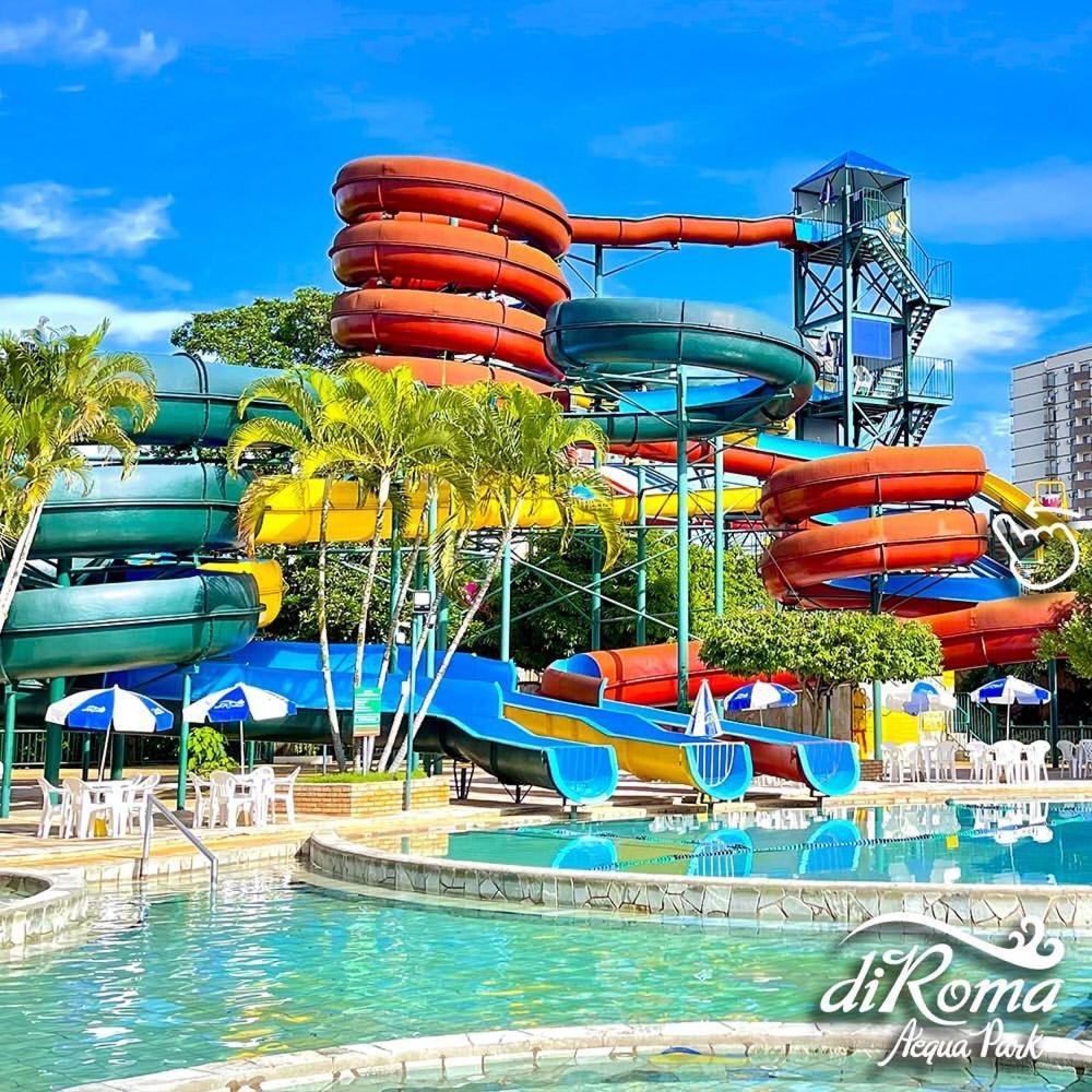 Hotel Spazzio Diroma Cafe Da Manha E Acesso Ao Acqua Park กัลดัสโนวัส ภายนอก รูปภาพ